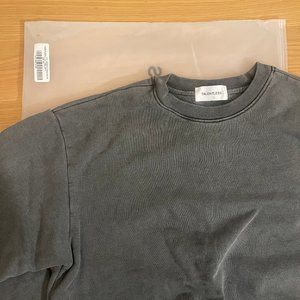 Talentless Women's Oversized Heavyweight Crewneck, Steel Gray, Size S/M